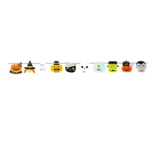 5m Halloween Paper Banner - Halloween Characters