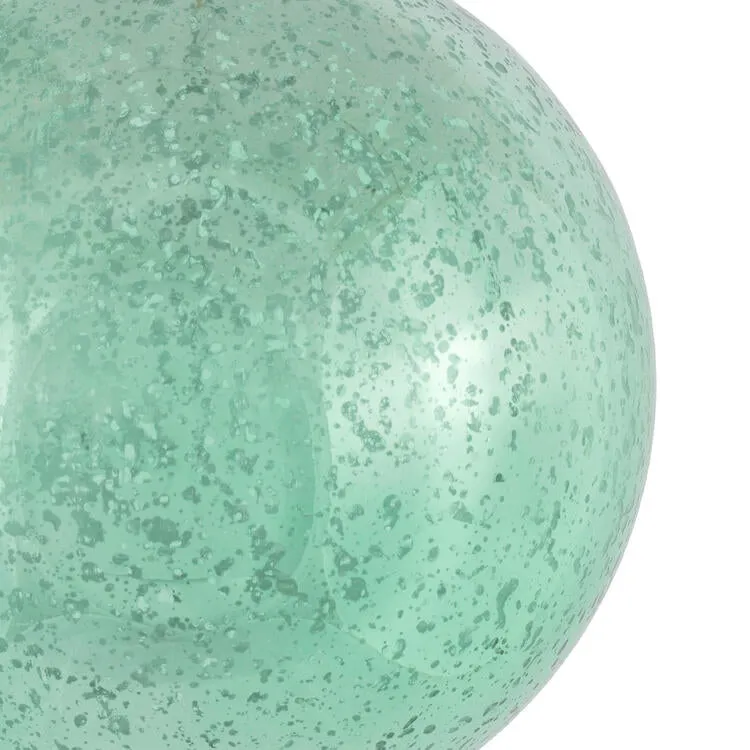 6" Seafoam Shiny Mercury Balls 4 Per Bag