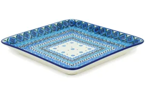 8" Platter - Sparkling Sea