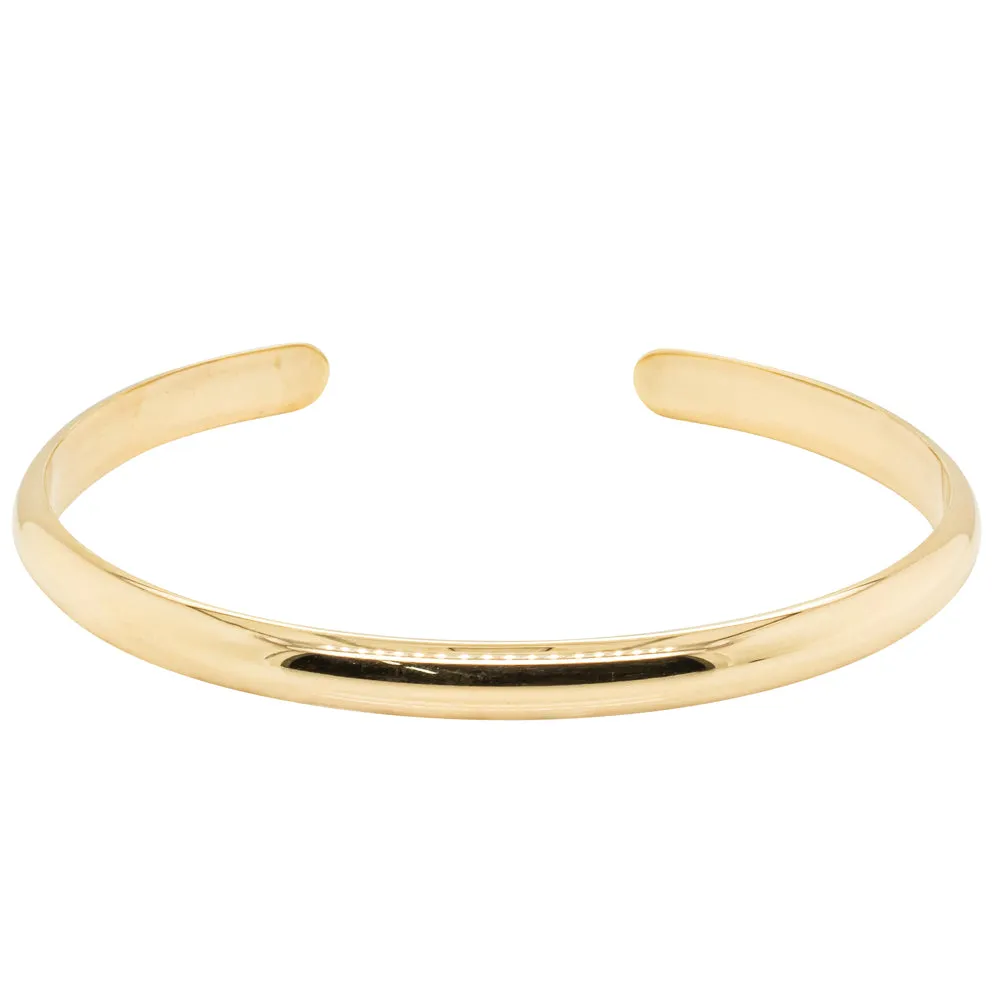 9ct Yellow Gold Cuff Bangle