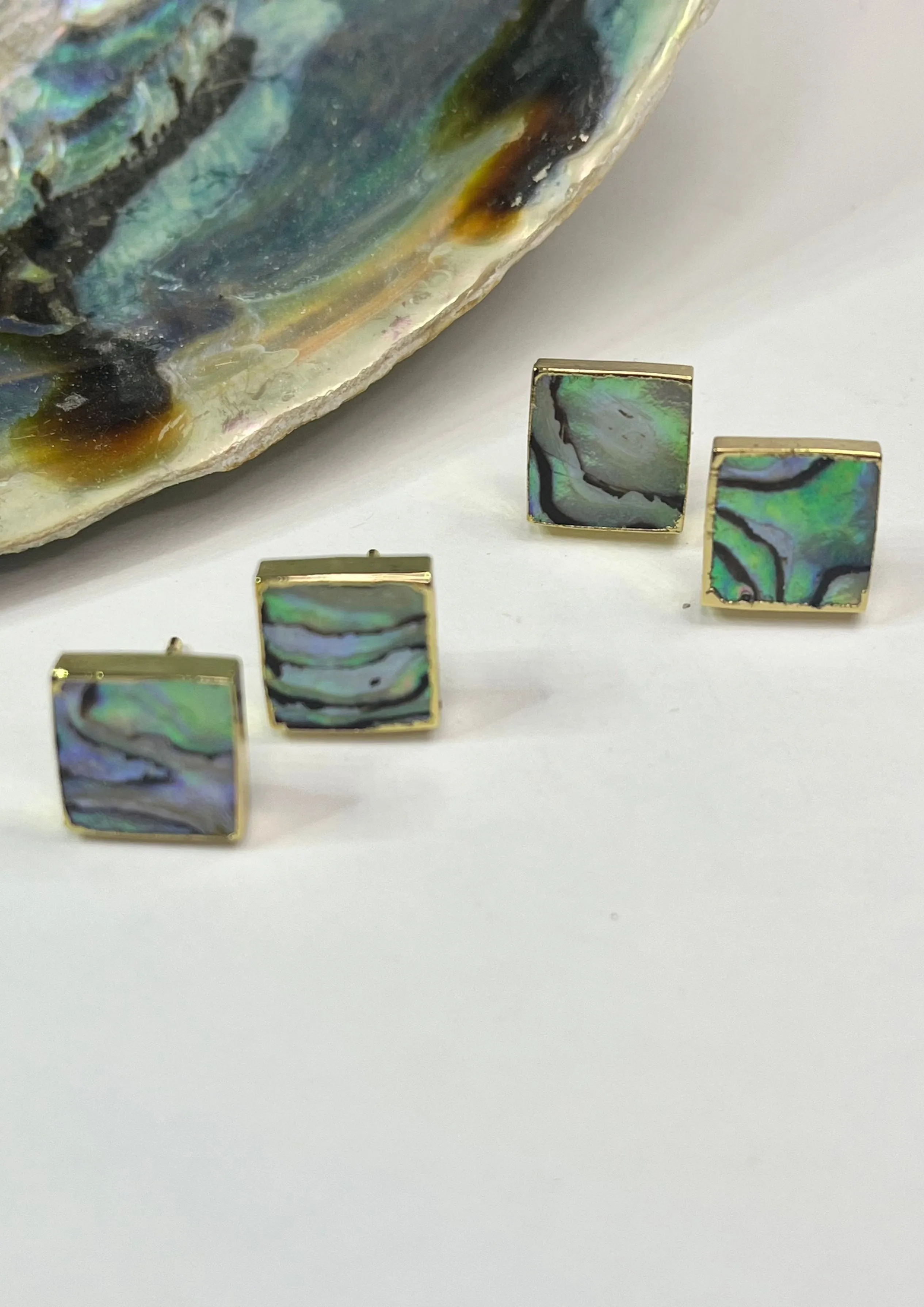 Abalone Shell Studs