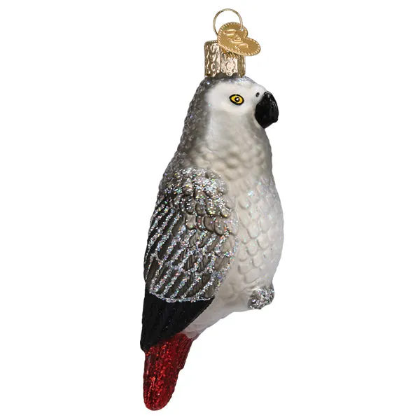 African Grey Parrot Ornament