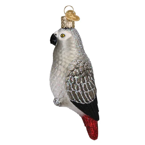 African Grey Parrot Ornament