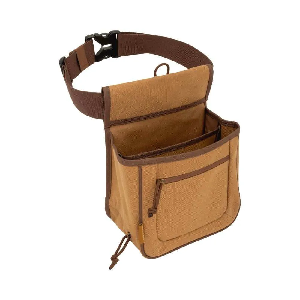 Allen Rival Double Compartment Shell Bag & 52" Waist Belt, Tan