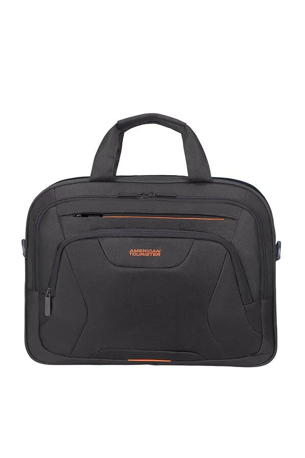 American Tourister At Work Laptop Bag 15.6" | Black/Orange