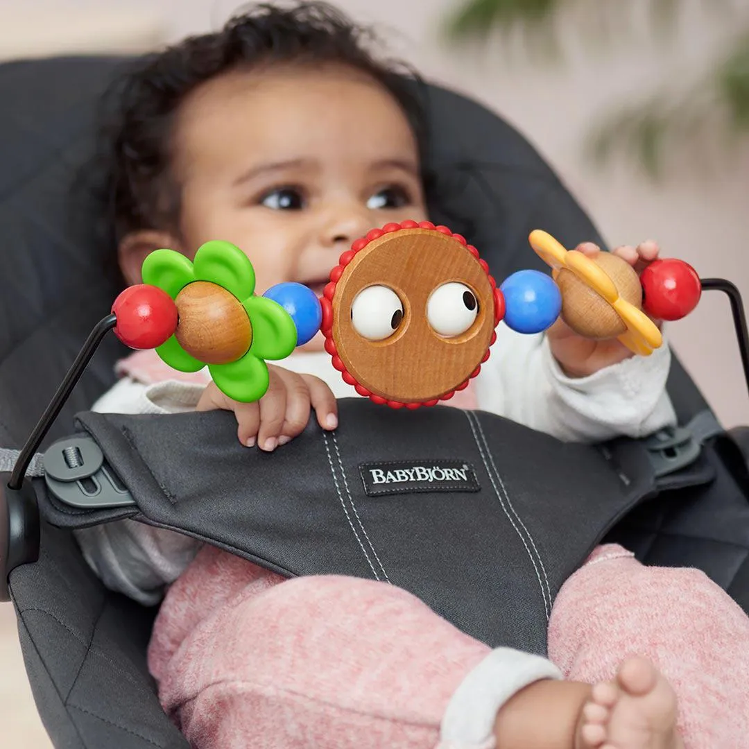 BabyBjorn Bouncer Toy - Googly Eyes - Bright