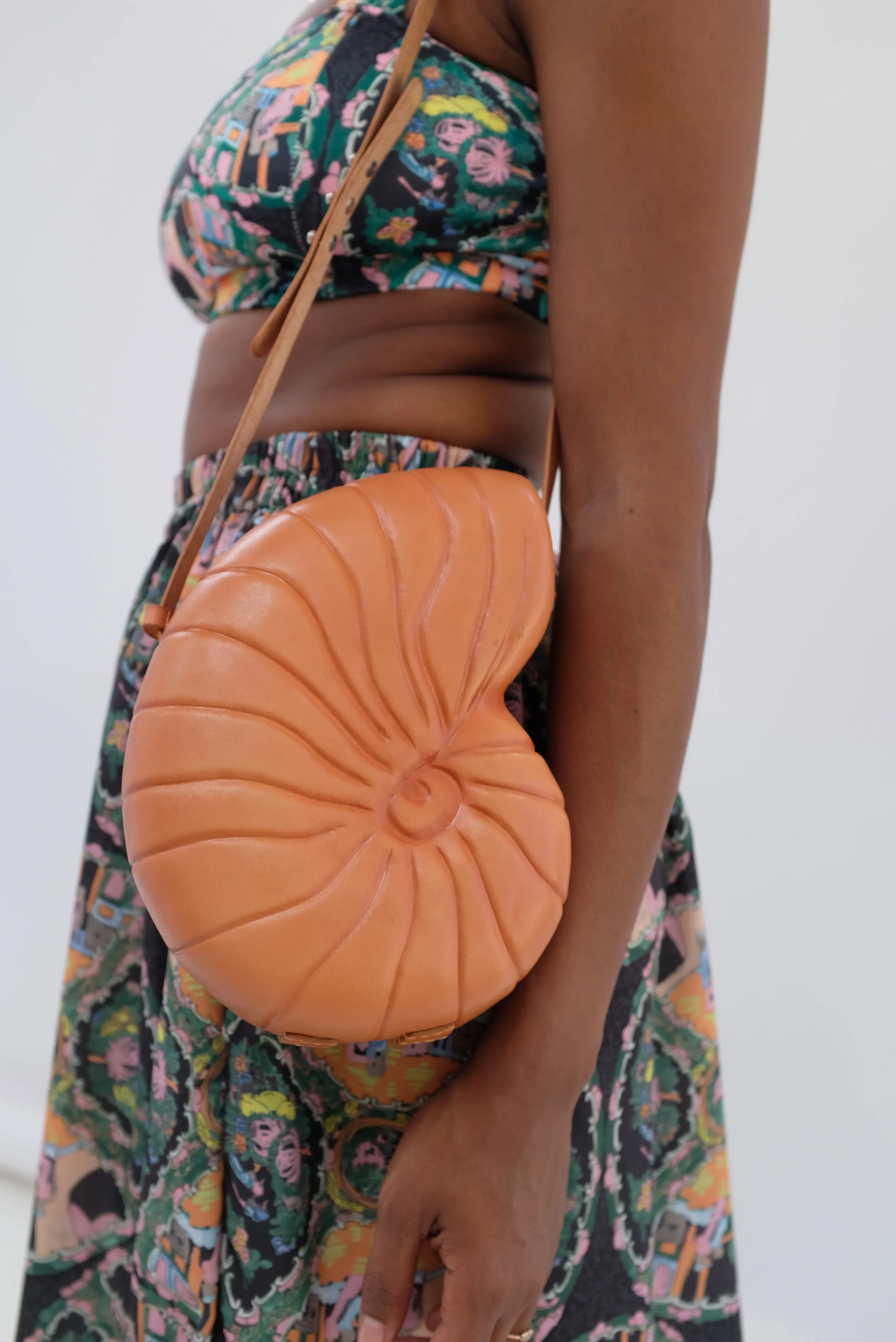 Beklina Leather Nautilus Bag