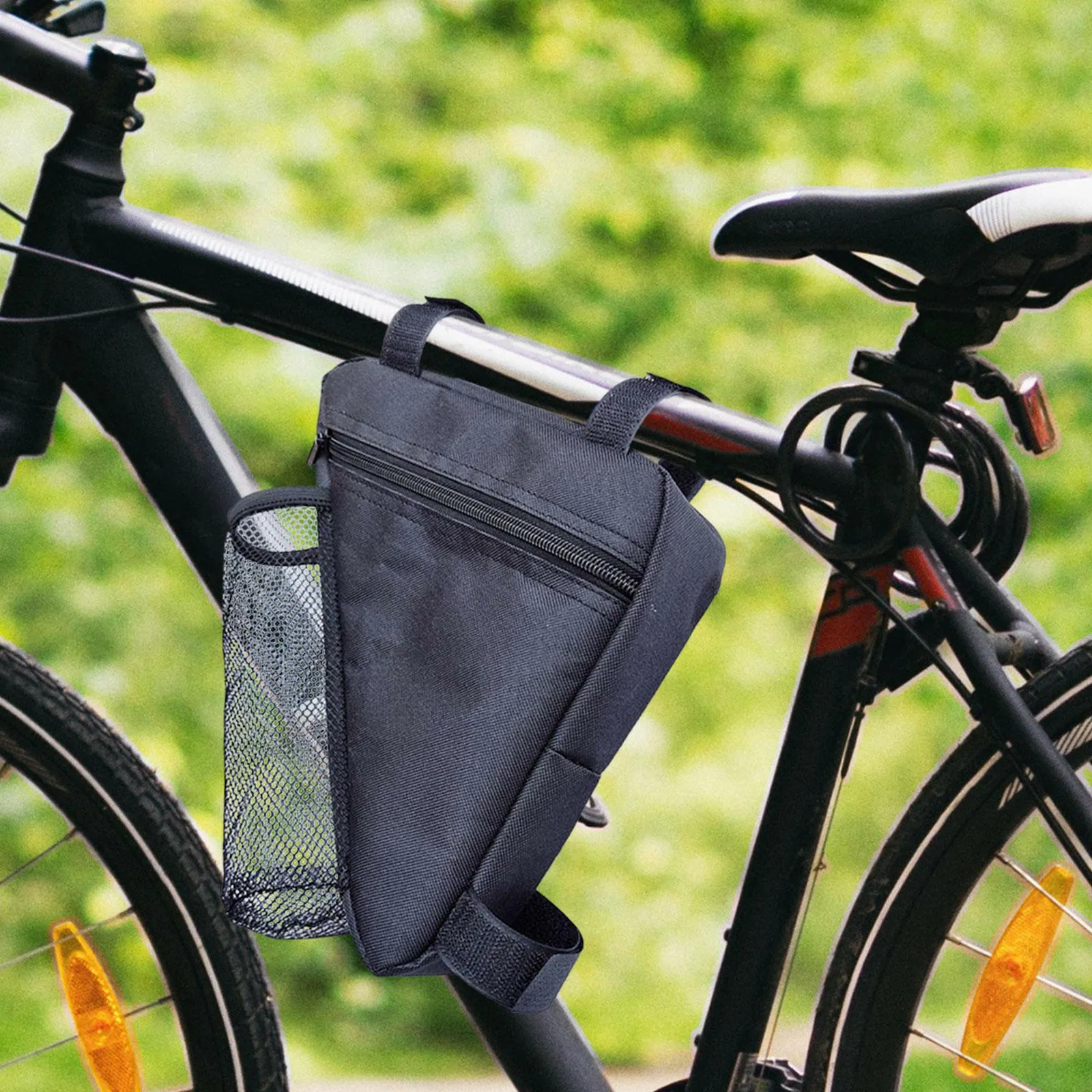 Bicycle Bike Storage Bag Triangle Saddle Frame Pouch for Accessories