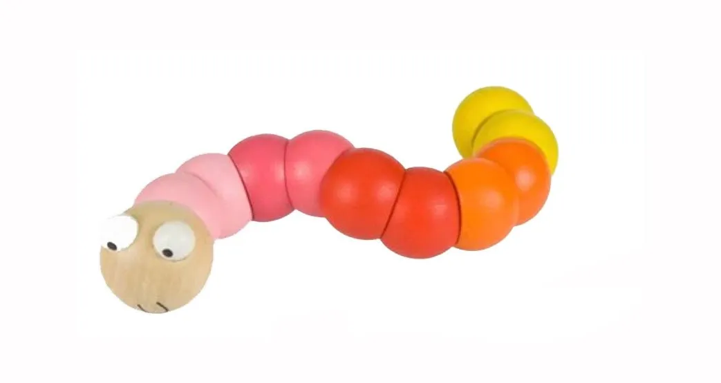 Bigjigs Wiggly Wooden Worms