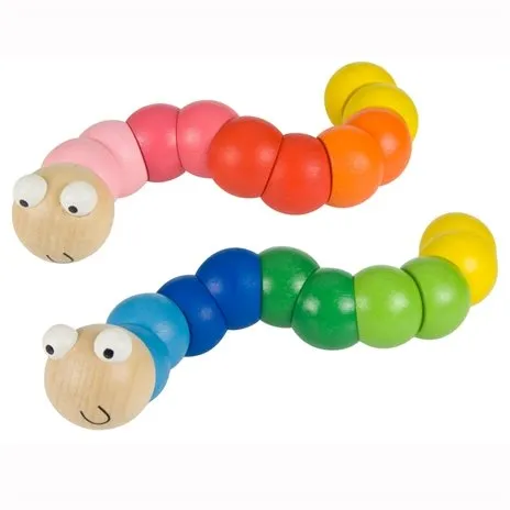 Bigjigs Wiggly Wooden Worms