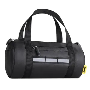 Bike Handlebar Bag Multifunction Handlebar Pouch Water Resistant Front Frame Bag with Detachable Shoulder Strap