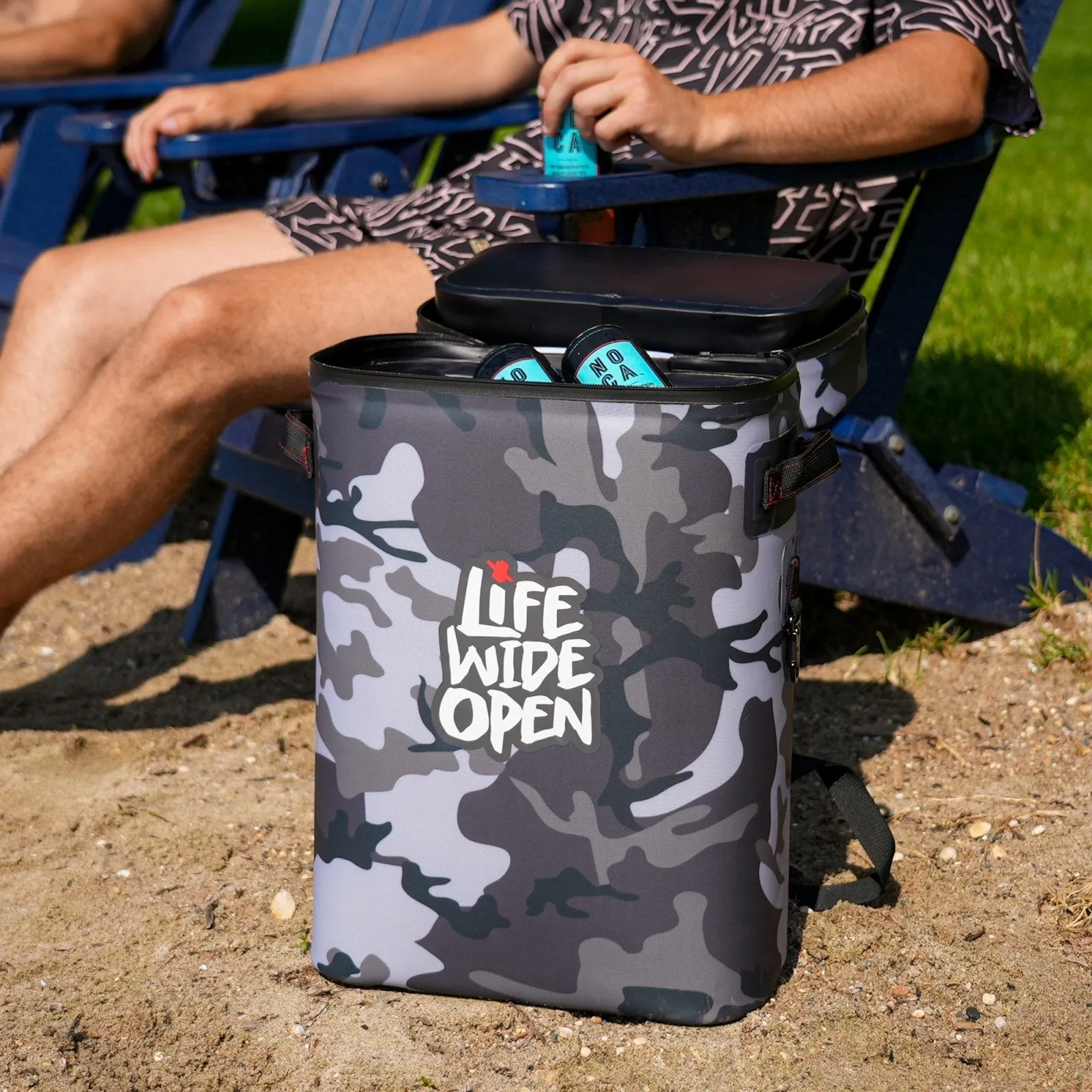 Black Camo CboysTV Cooler Backpack