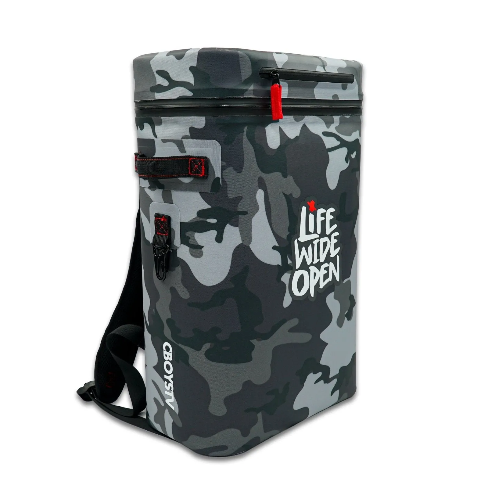 Black Camo CboysTV Cooler Backpack