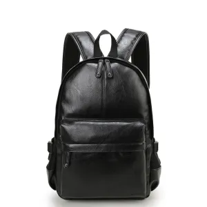 Black Luxury Leather Backpack