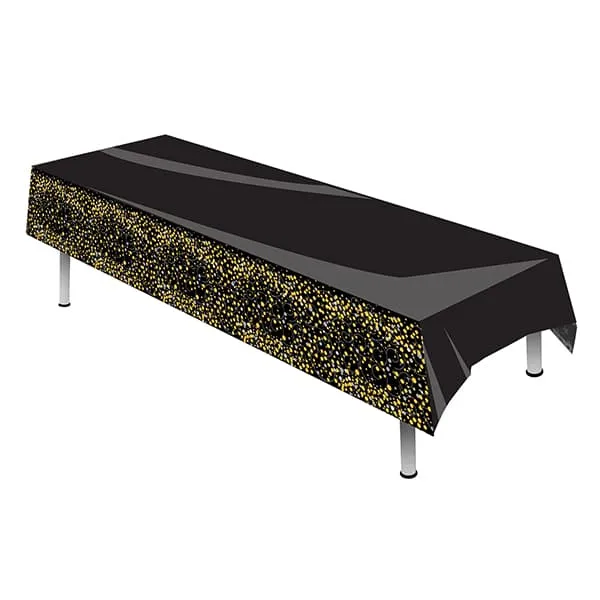 Black Sparkling Fizz Tablecover