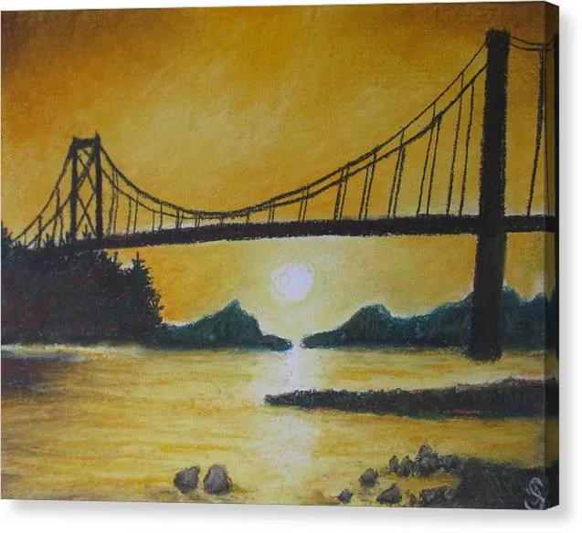 Bridge of Yellow ~ Canvas Print