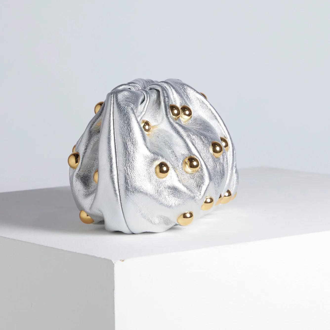 Bubble 8 Stud Silver Clutch (coming soon)