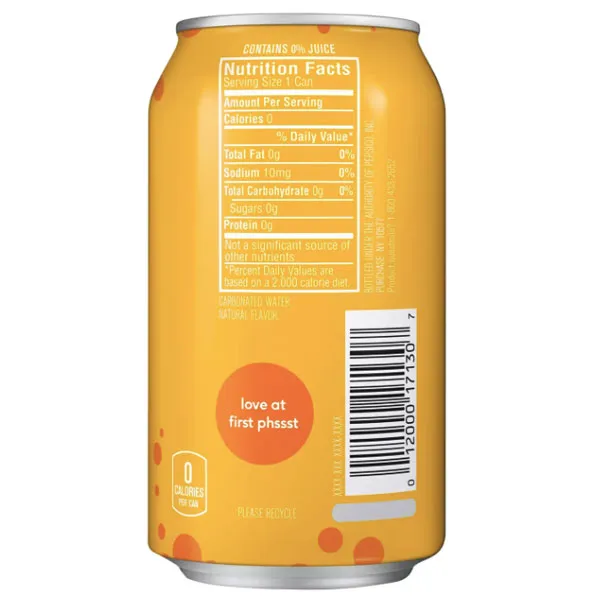 bubly Mango Sparkling Water 12 fl oz, 8 Ct