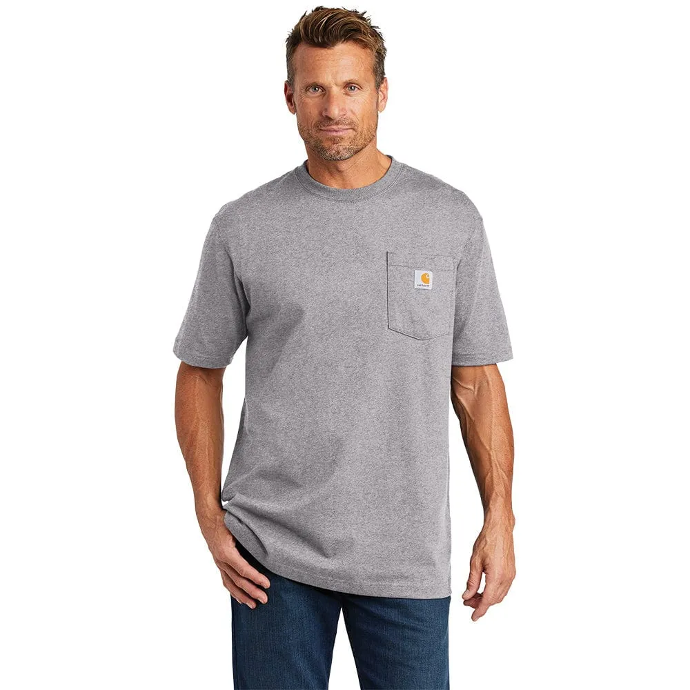 Carhartt - Men's Workwear Loose Fit Pocket Short Sleeve Heathered T-Shirt