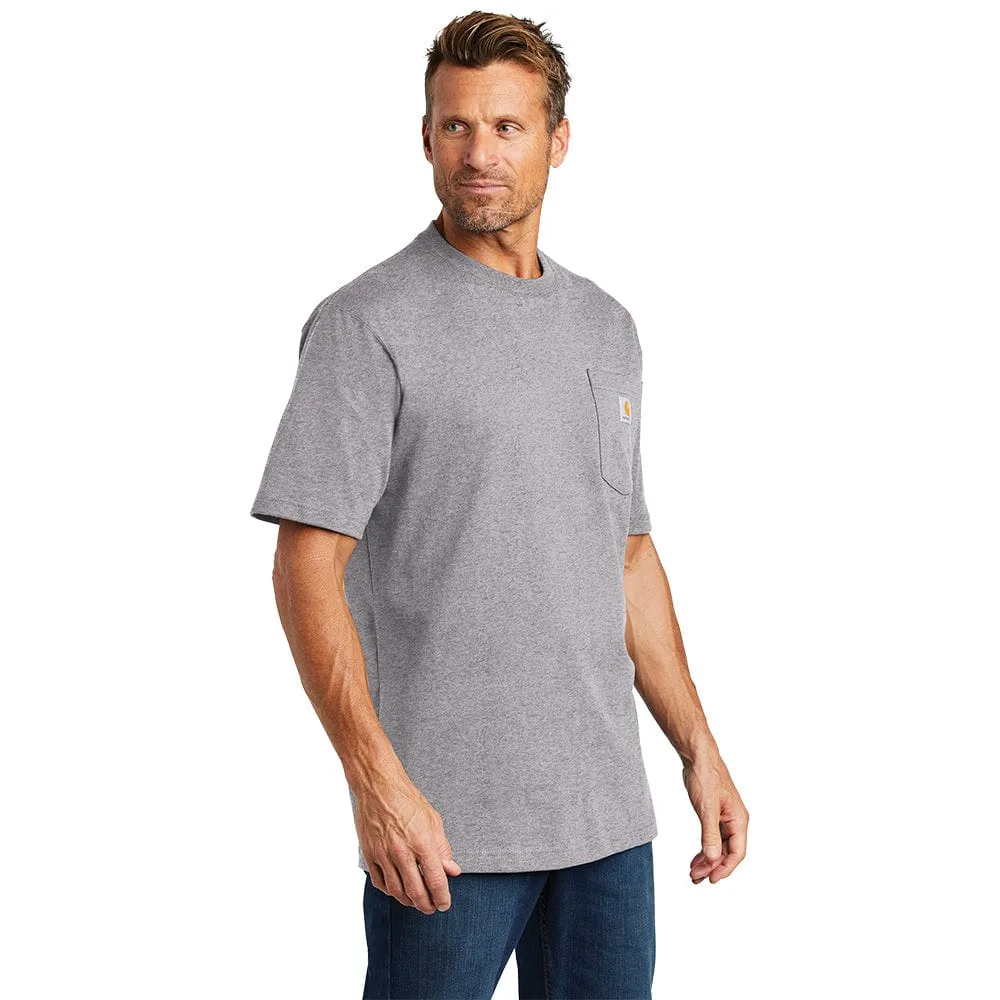 Carhartt - Men's Workwear Loose Fit Pocket Short Sleeve Heathered T-Shirt