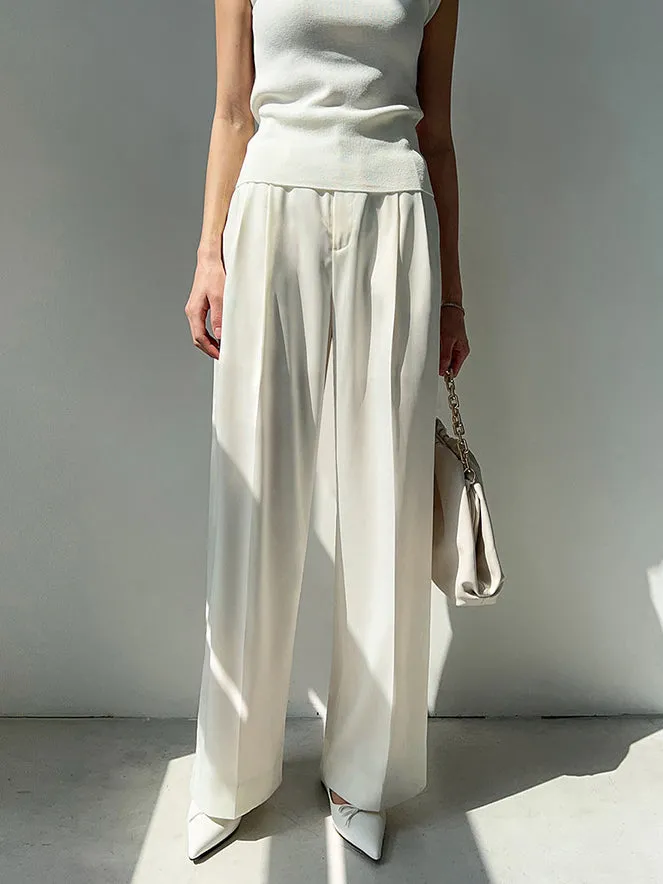 Casual Wide Graceful Leg Pants