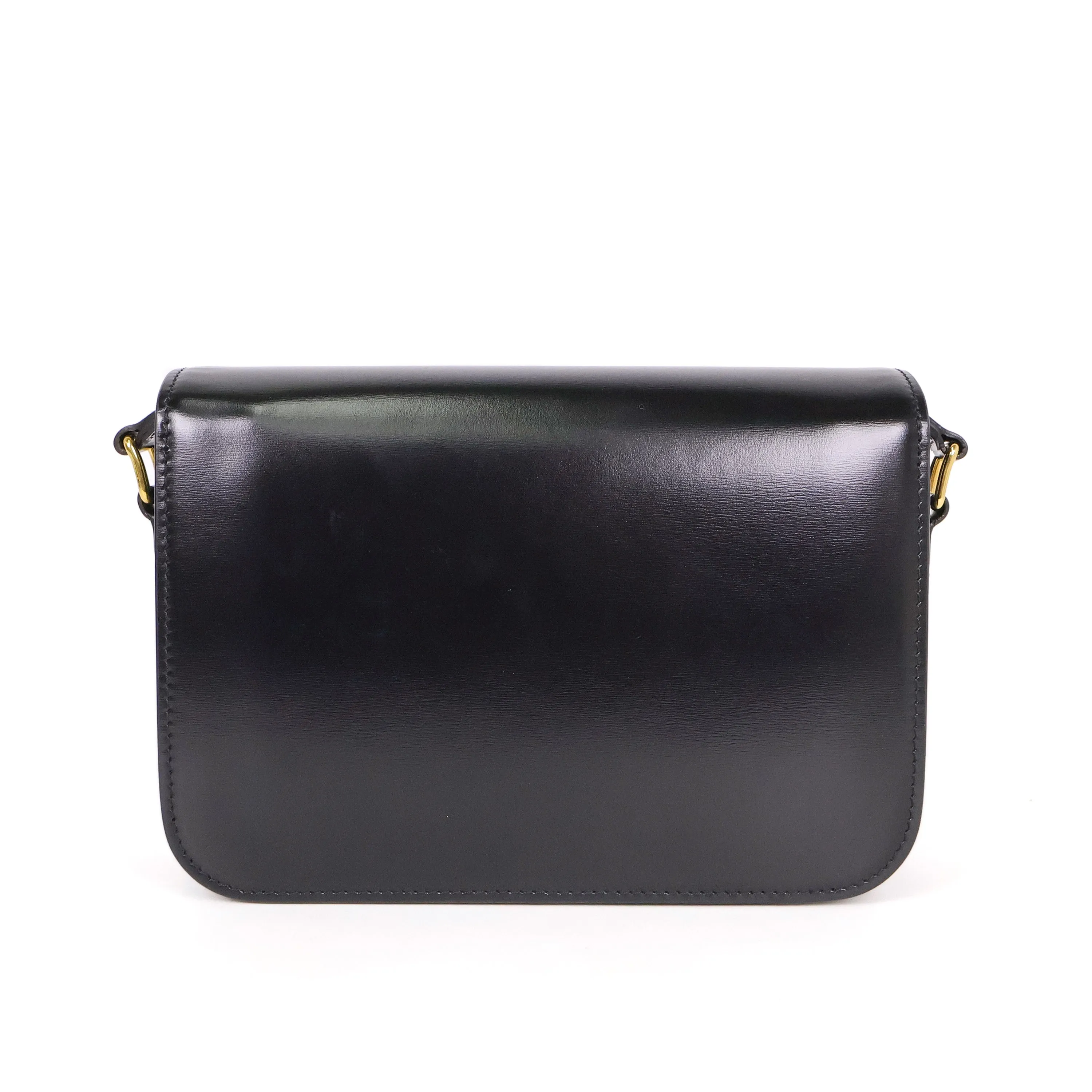 Celine Flap Classique Black Triomphe