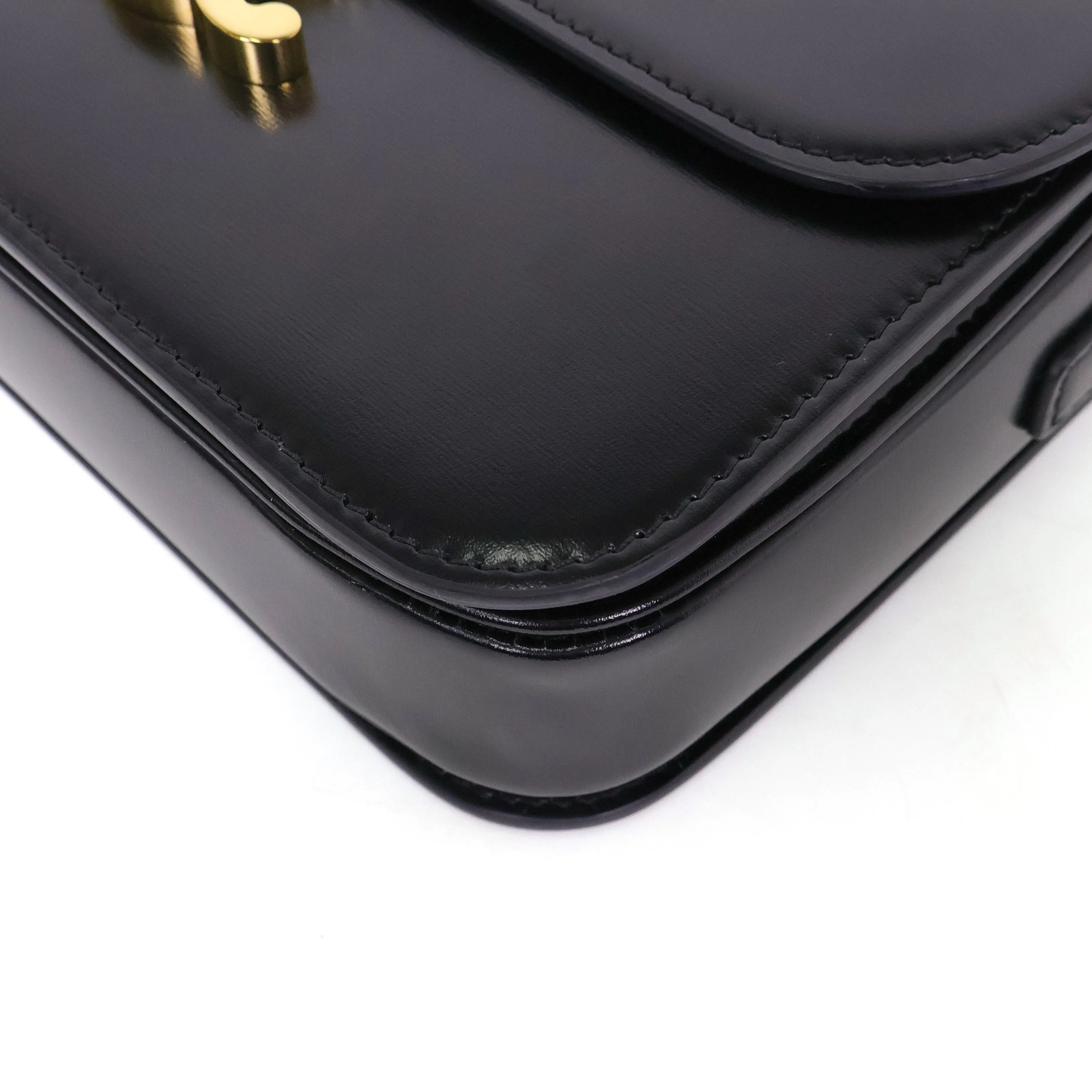 Celine Flap Classique Black Triomphe