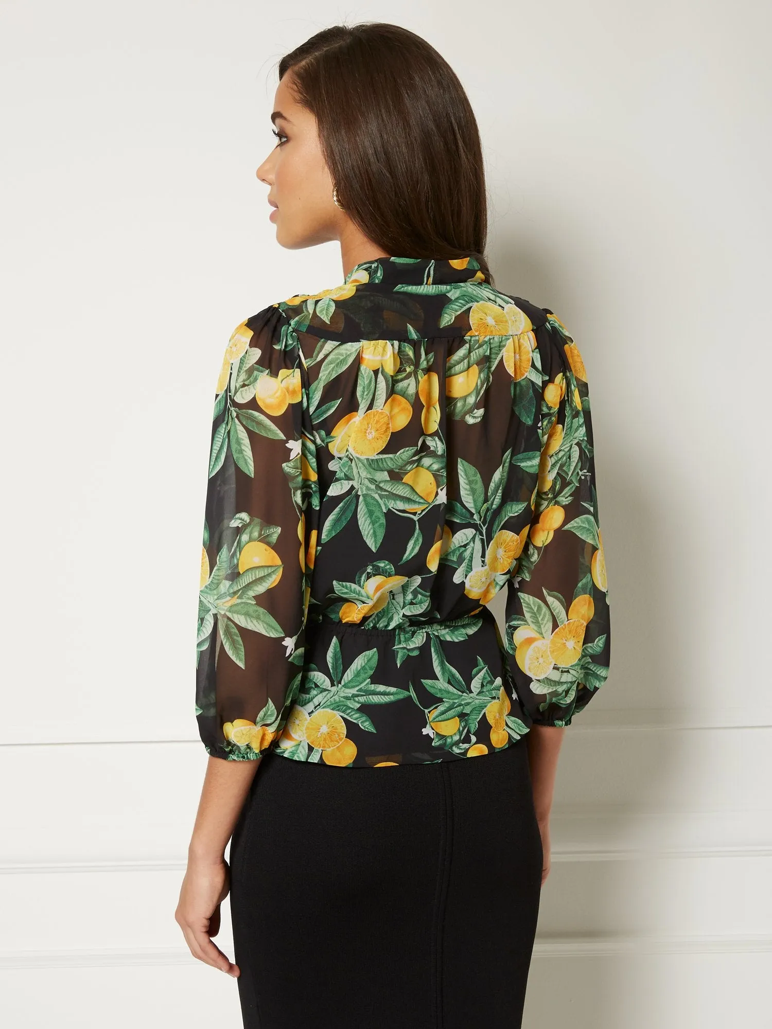 Charlotte Wrap Blouse - Eva Mendes Collection