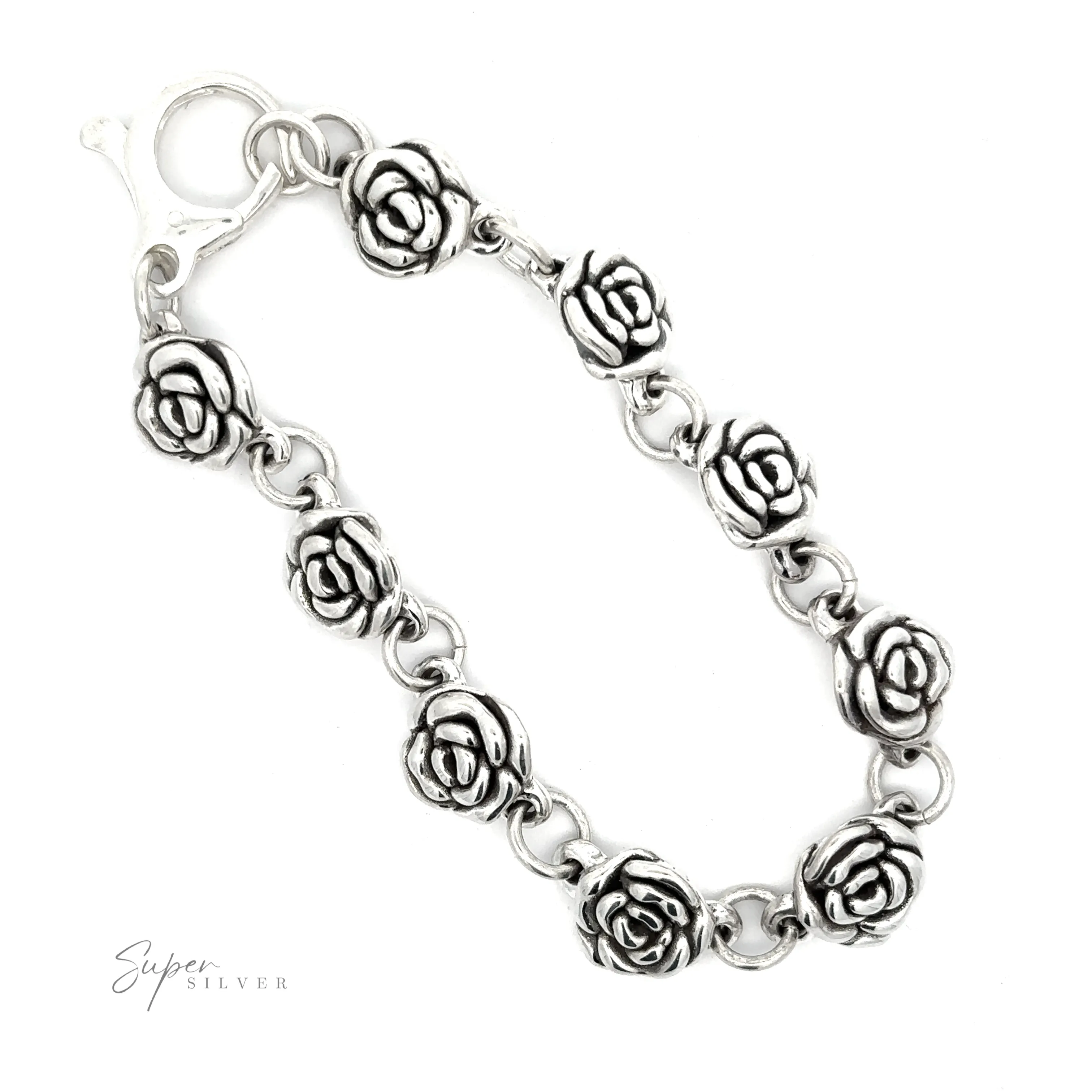 Chic Link Rose Bracelet