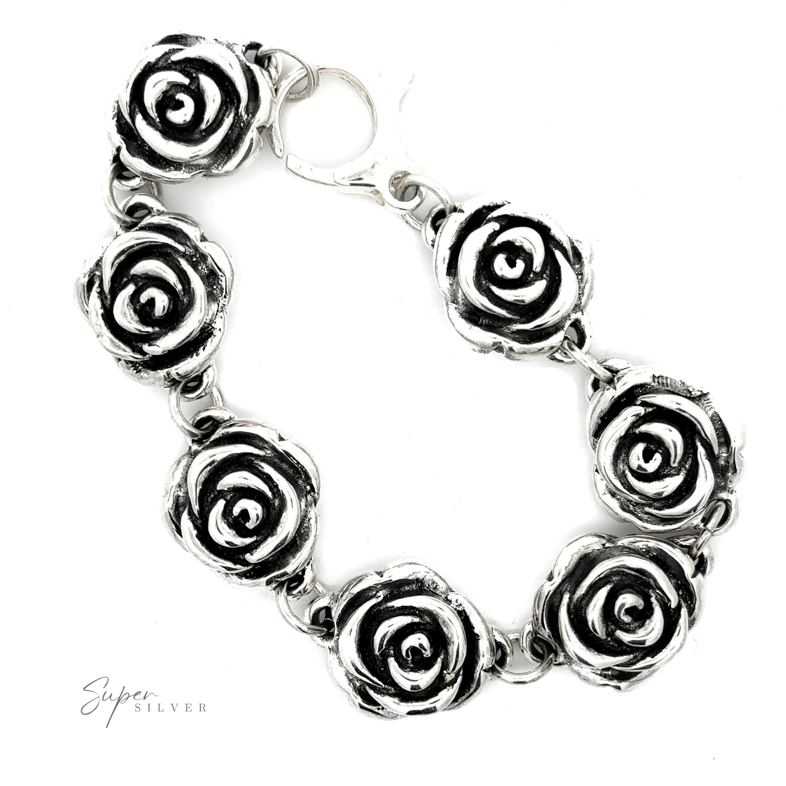 Chic Link Rose Bracelet