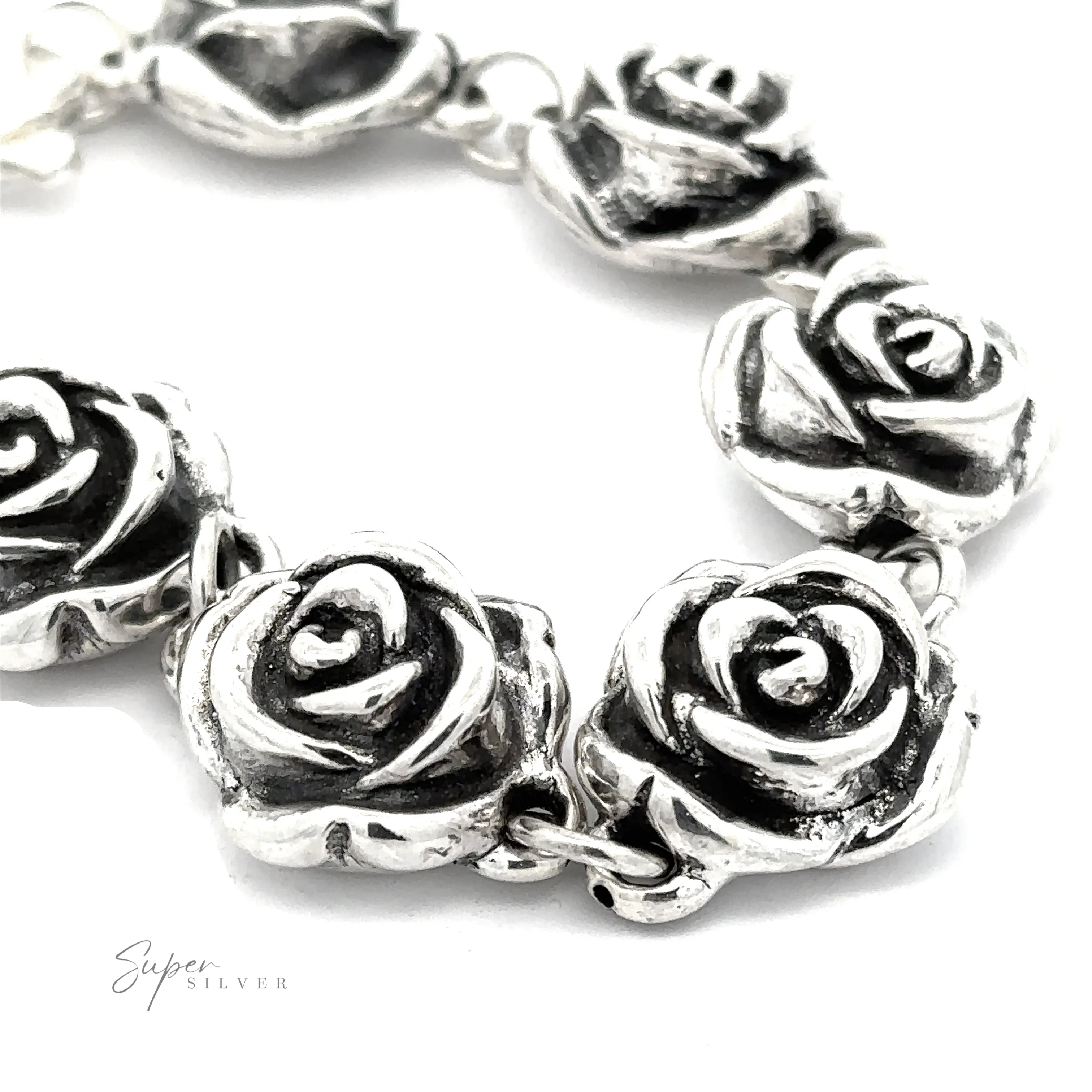 Chic Link Rose Bracelet