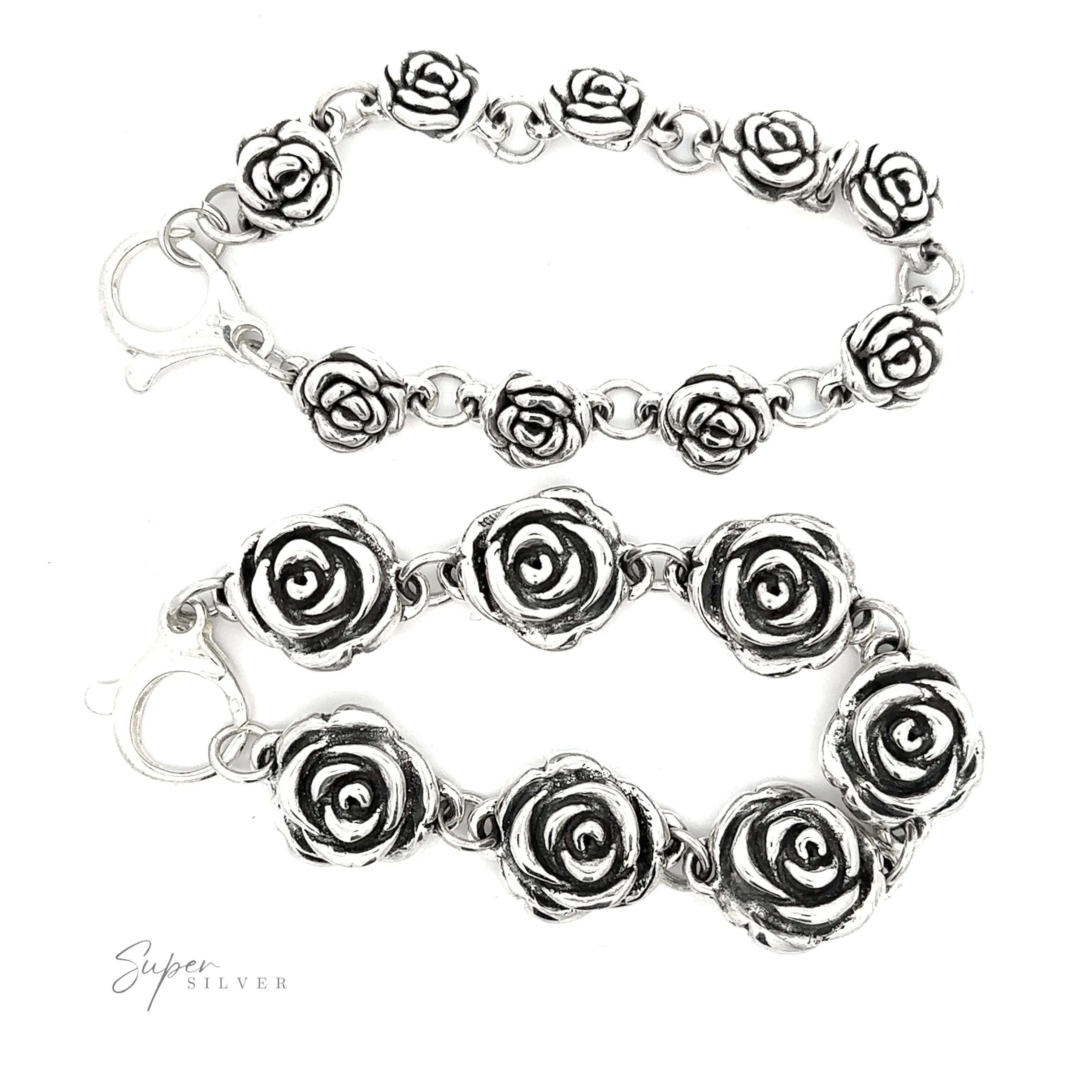 Chic Link Rose Bracelet