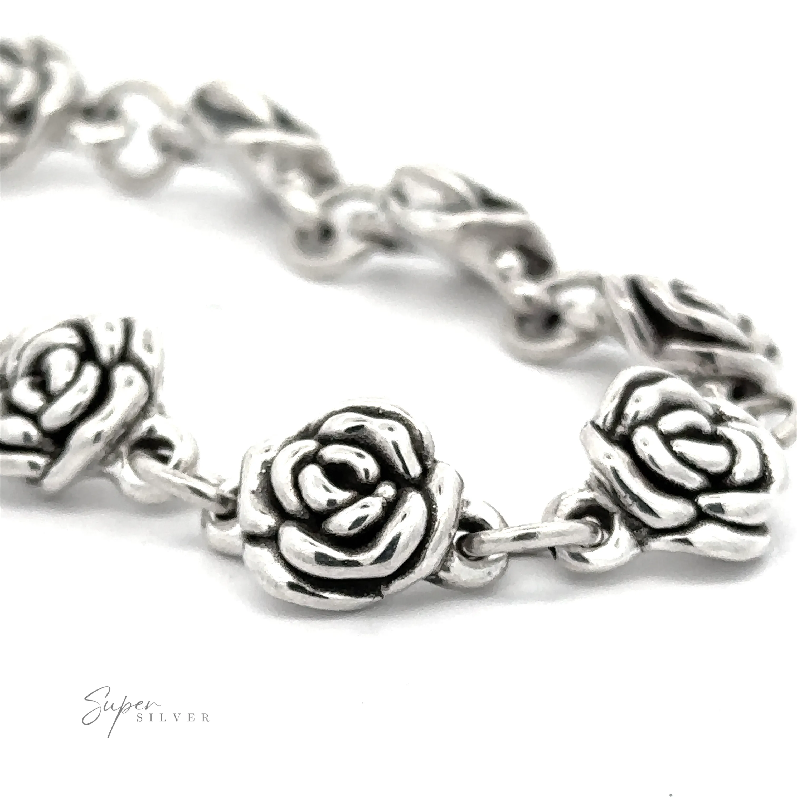 Chic Link Rose Bracelet