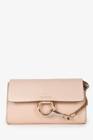 Chloe 2017 Pink Leather Faye Mini Crossbody Bag