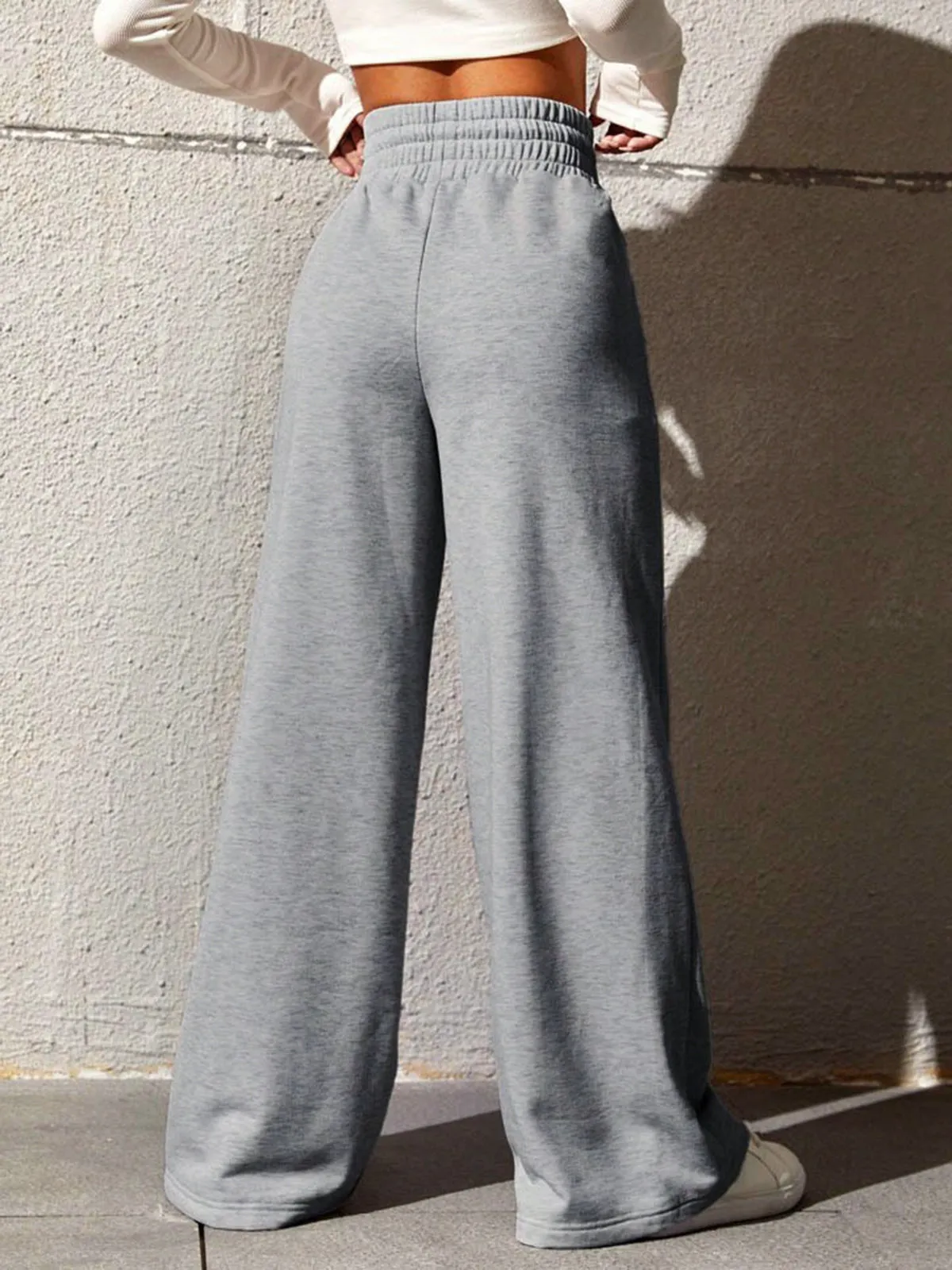 City Walk Graceful Wide Leg Sweatpants