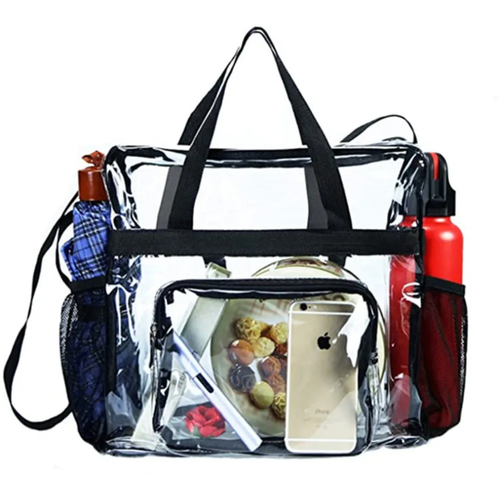 Clear Backpack Capacity Transparent Bag Casual Fashion