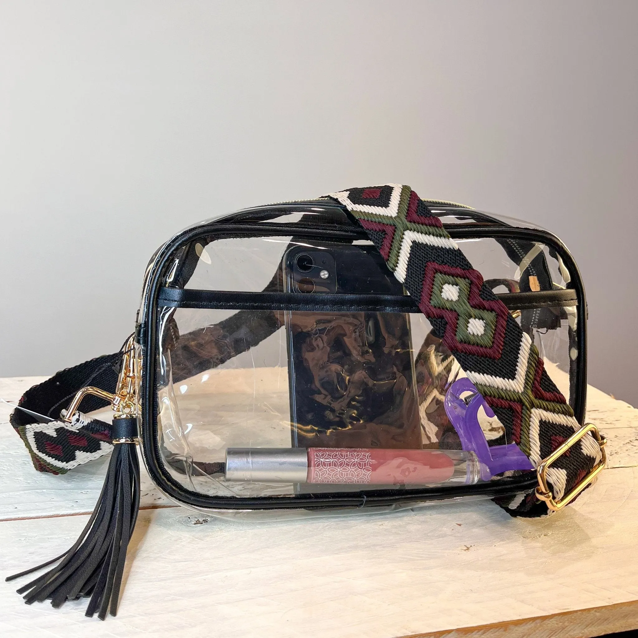 Clear Stadium Approved Crossbody Bag