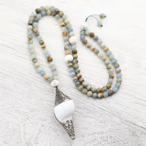 Conch Shell Dharma Truth Mala