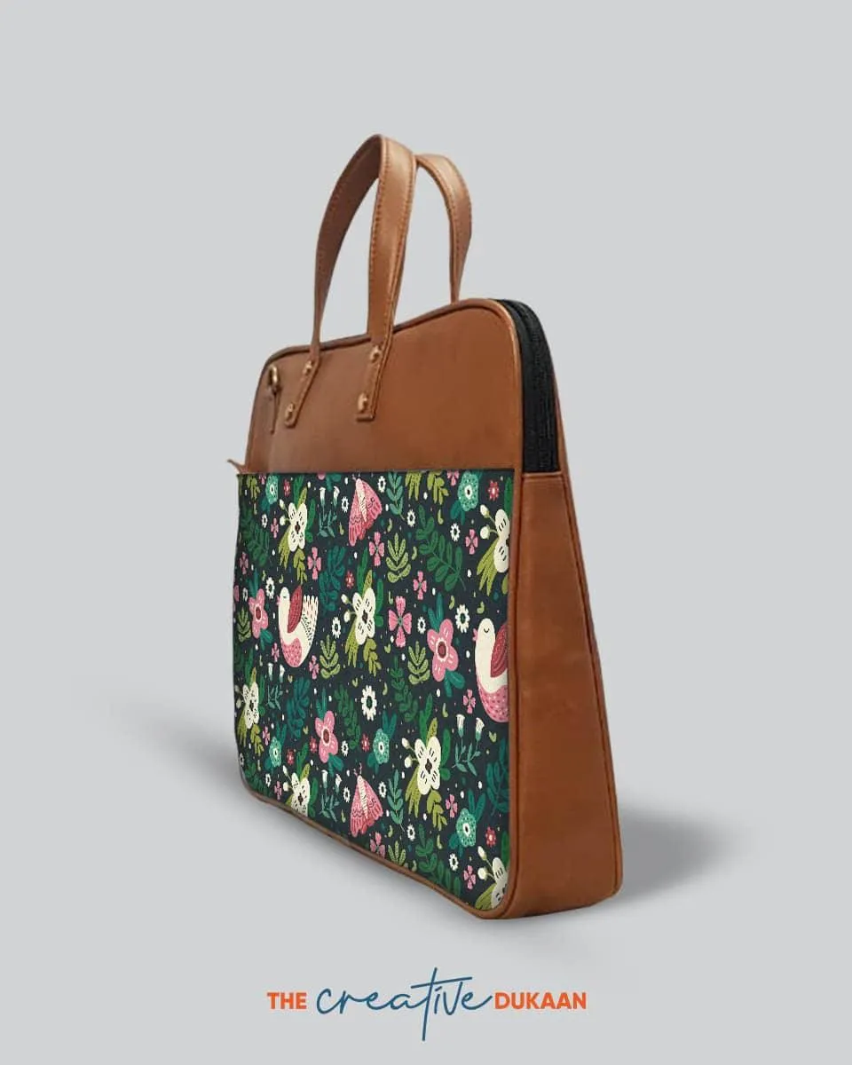 Cute Bird - The Vegan Leather Laptop Bag