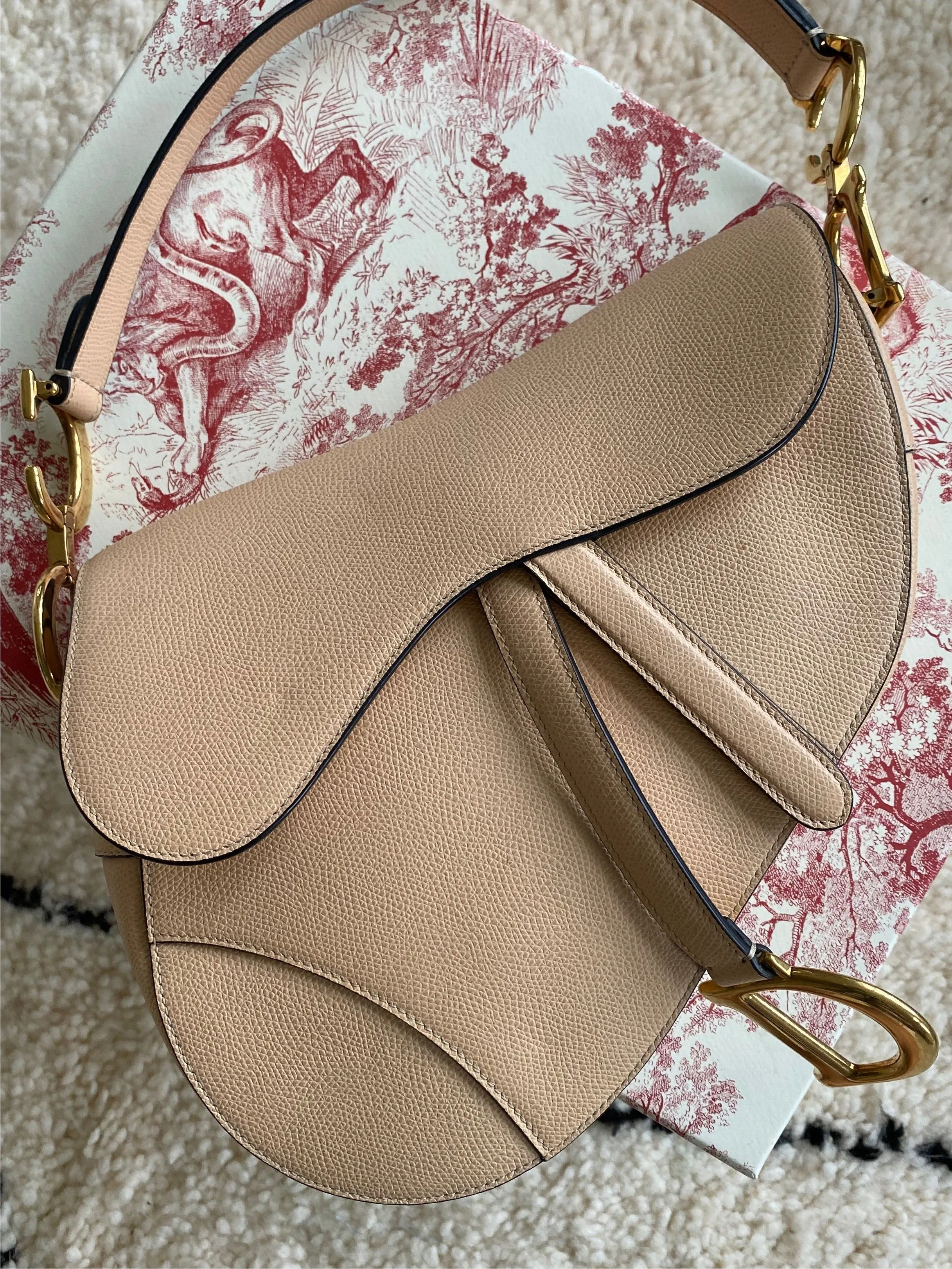 DIOR saddle bag with box