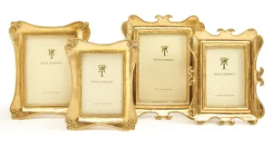 Distressed Gold Leaf Photo Frame