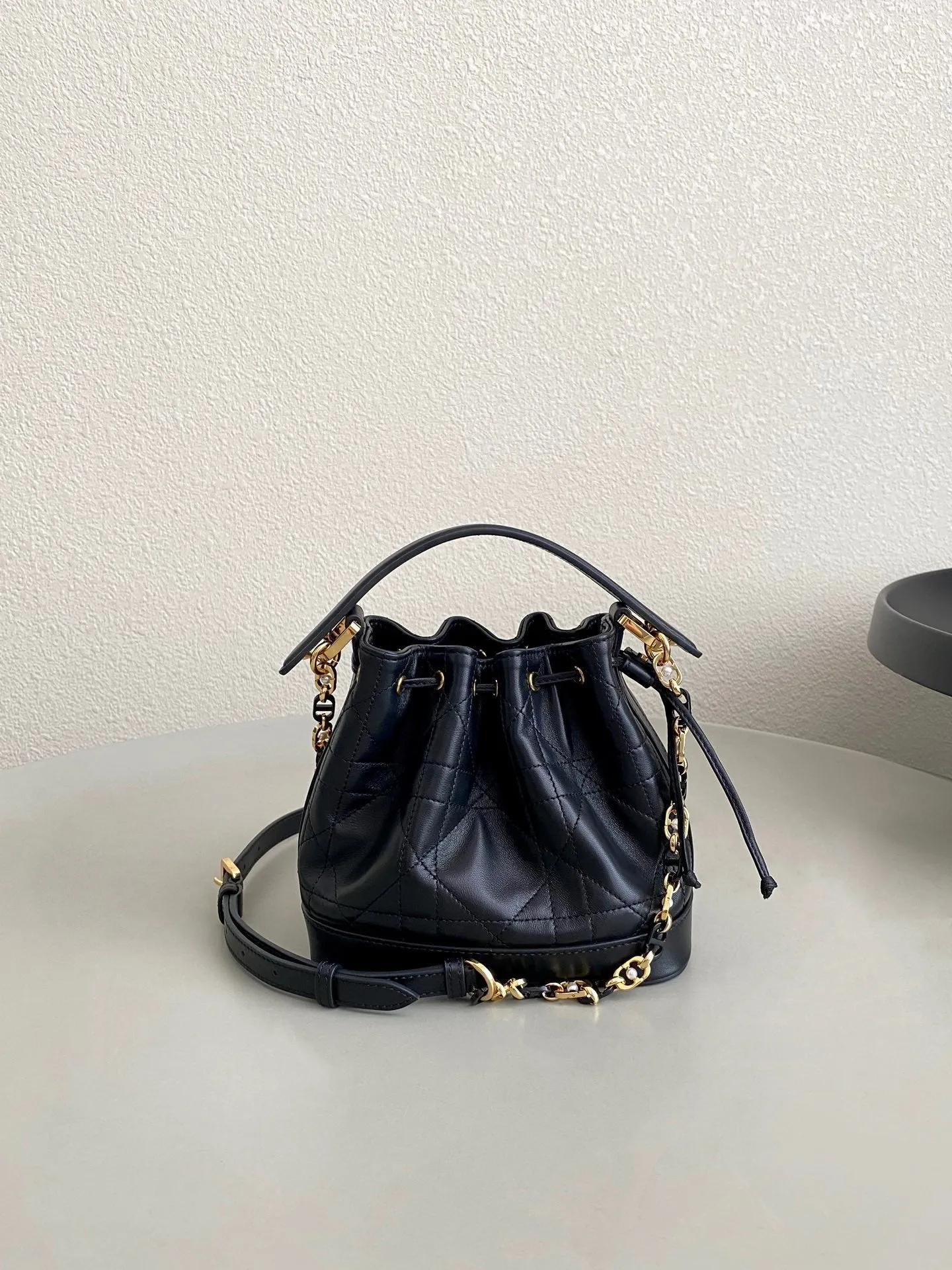 DR431 Small Dior Jolie Bucket Bag / HIGHEST QUALITY VERSION / 6.5x6.5x4nches