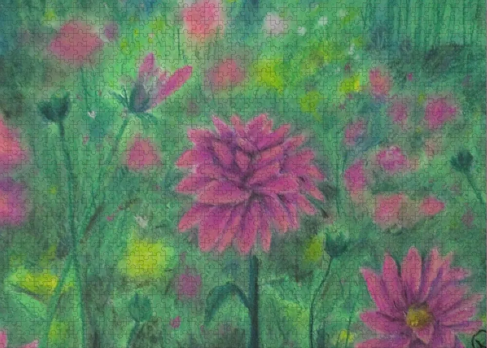 Dreaming of Dahlias ~ Puzzle