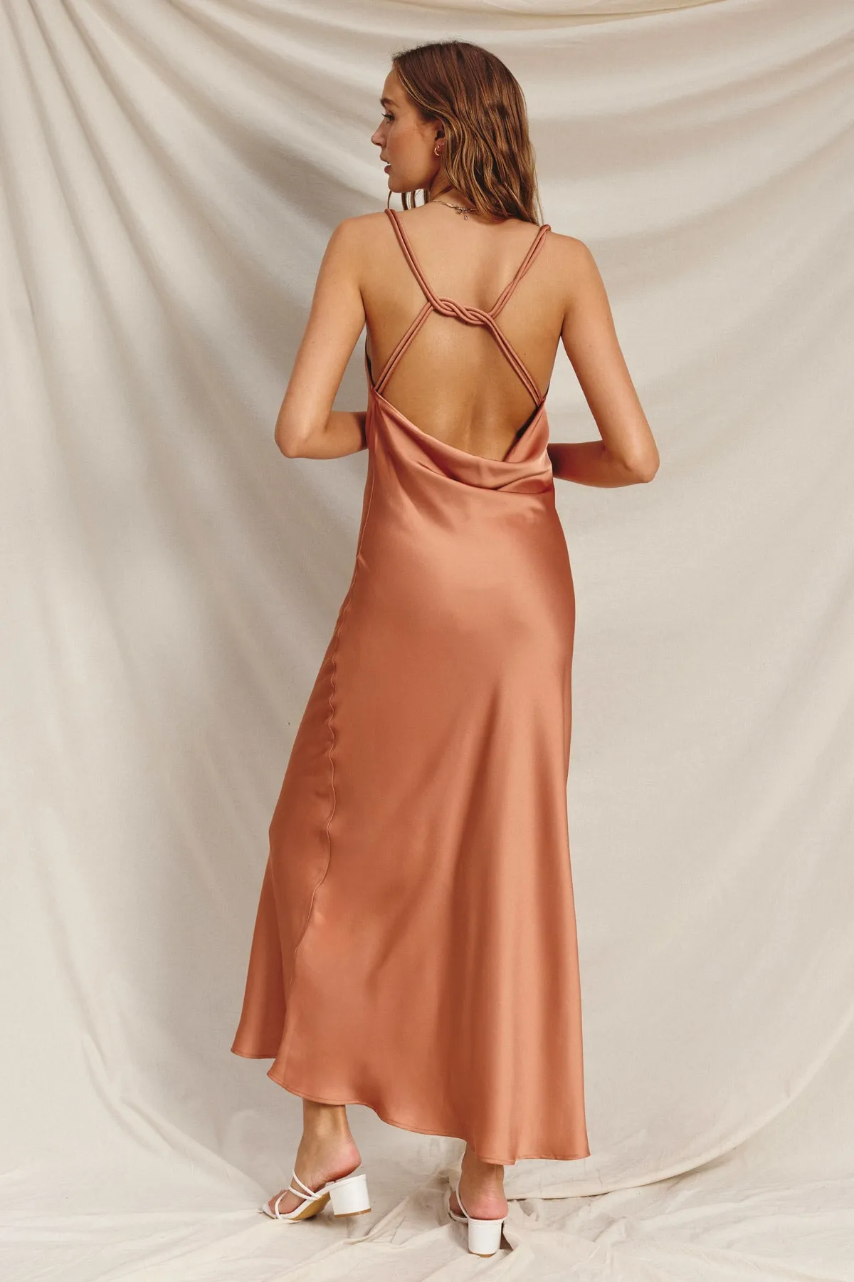 Dress Forum Life Of A Party Twisted Strap Maxi Dress