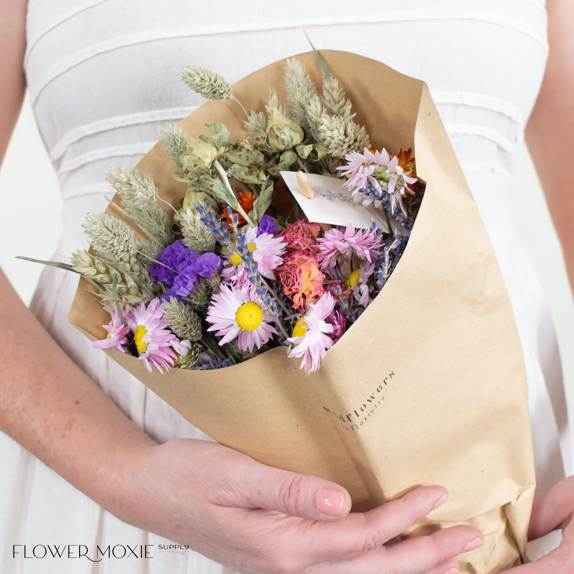 Dried Wildflower Field Bouquet - Small