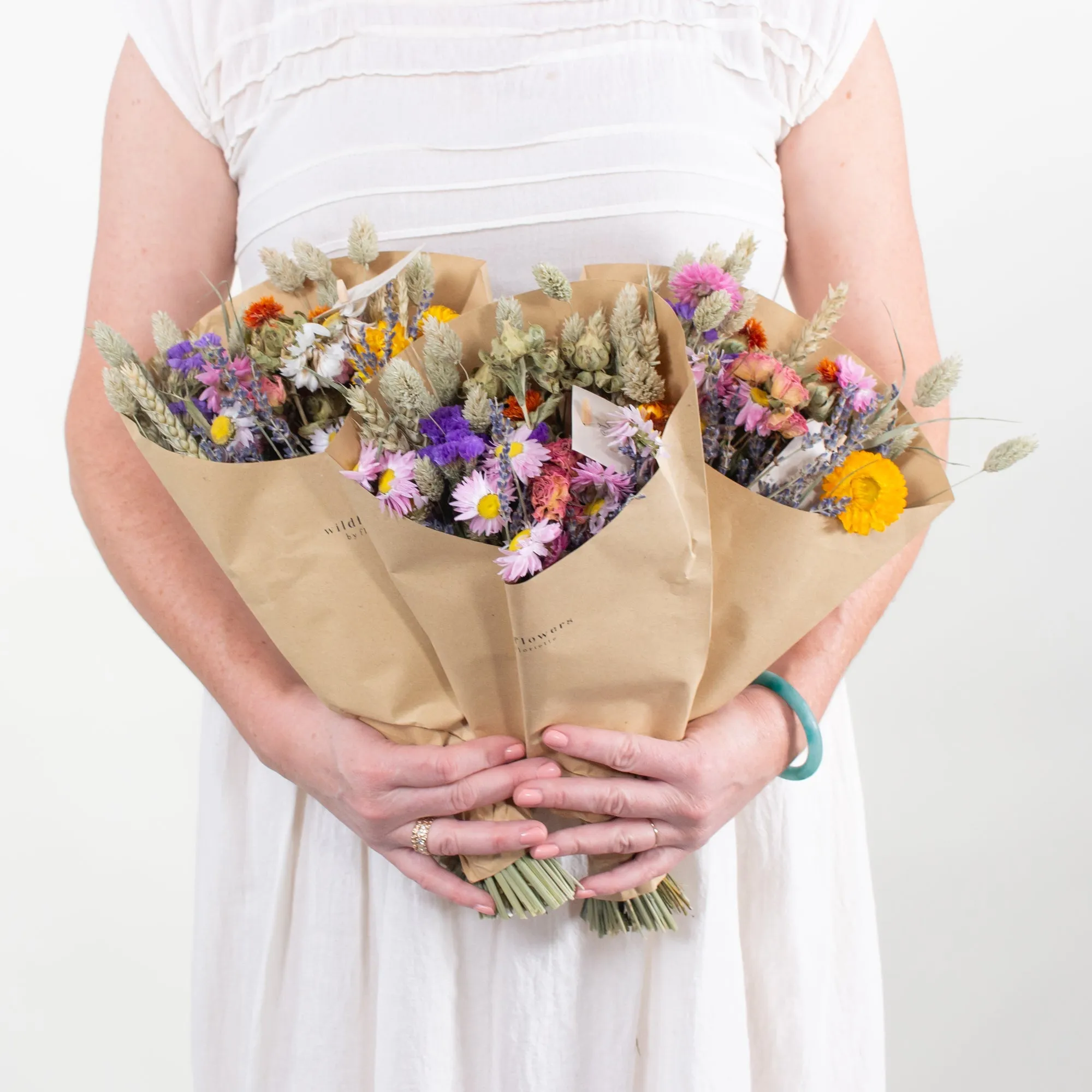 Dried Wildflower Field Bouquet - Small