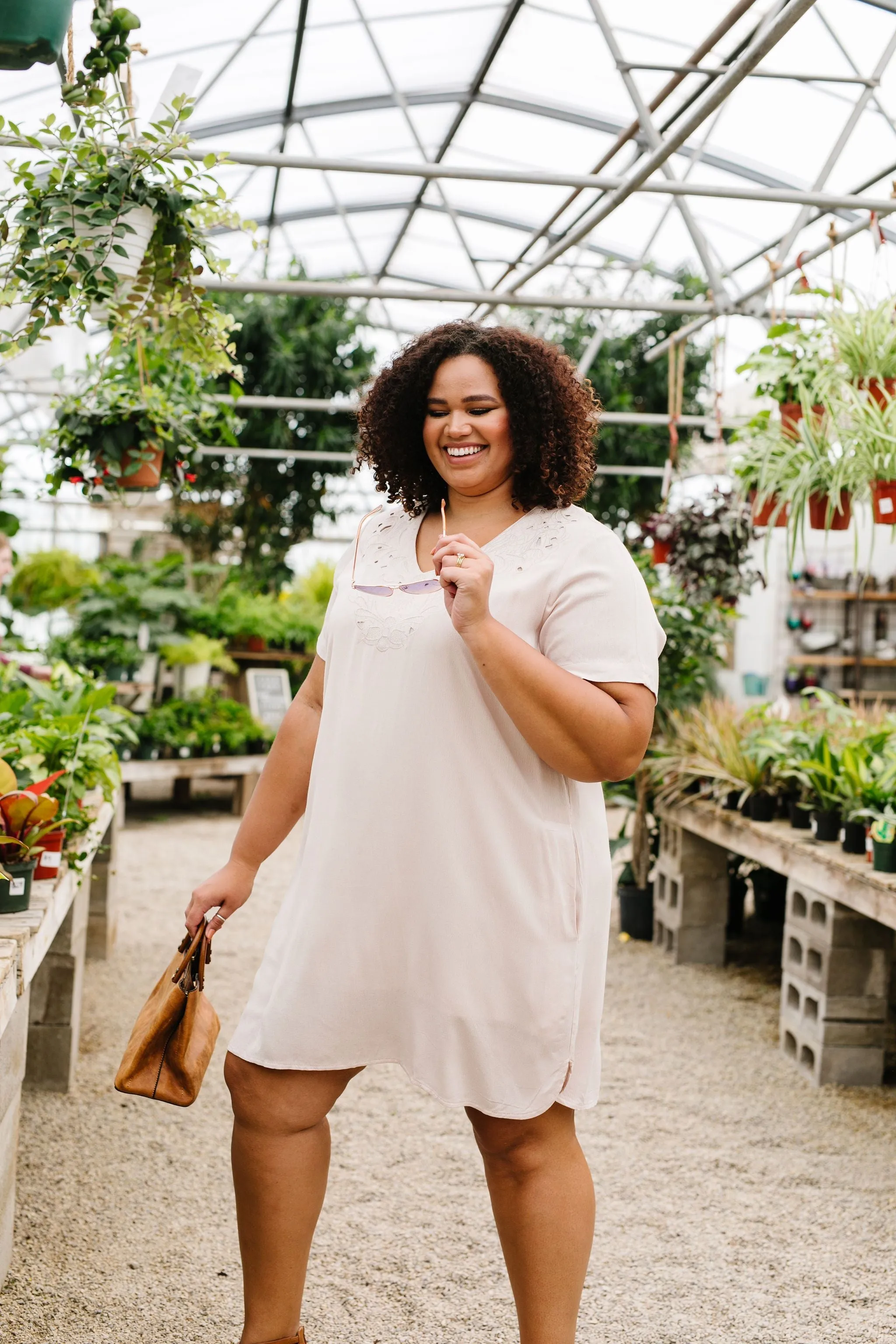 Elegantly Embroidered Shirt Dress