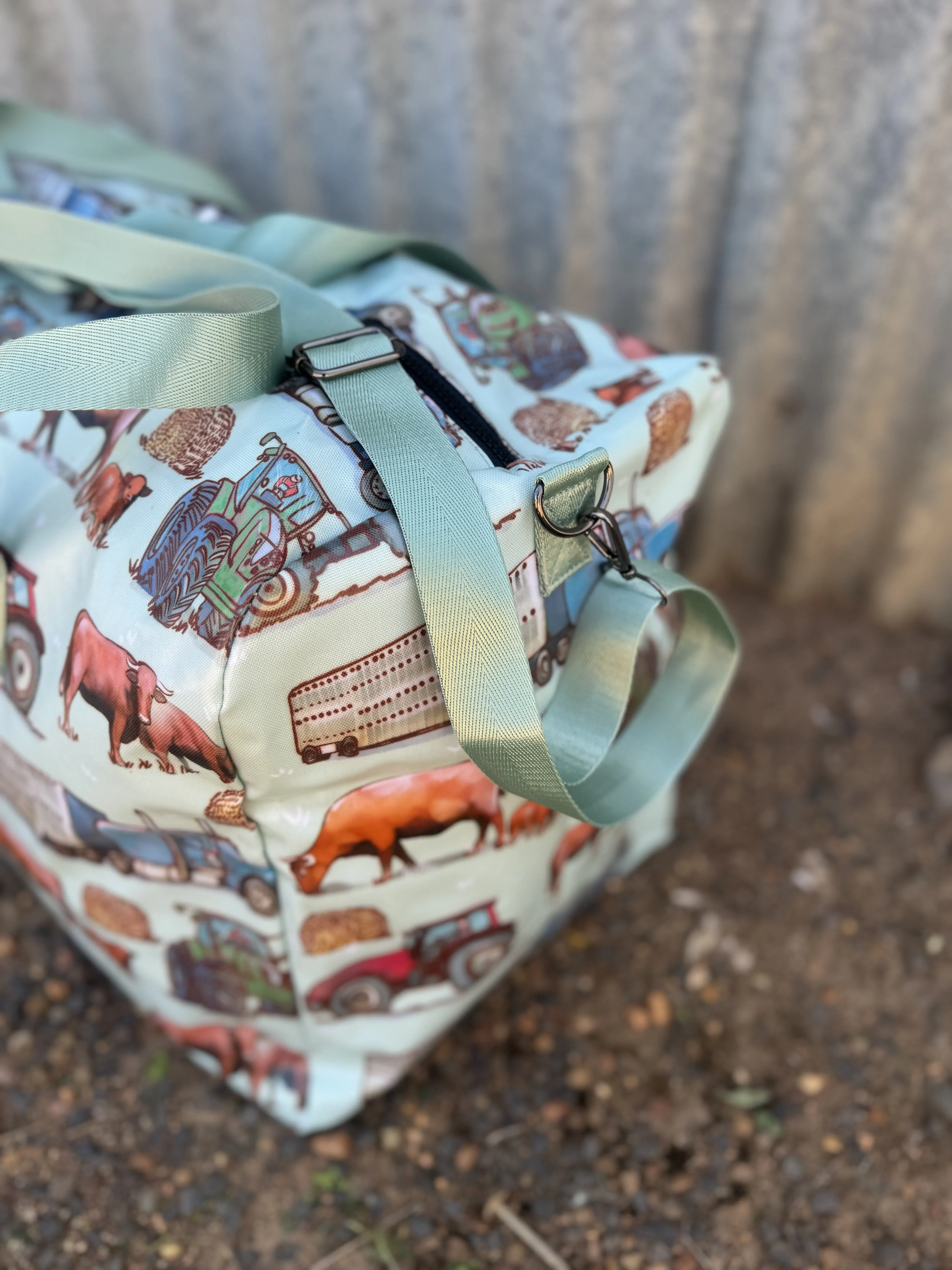 Farming Hard Duffle PVC Bag