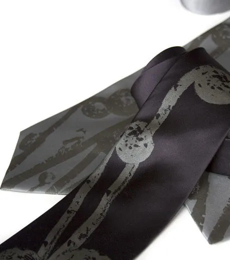 Fiddleheads Silk Necktie