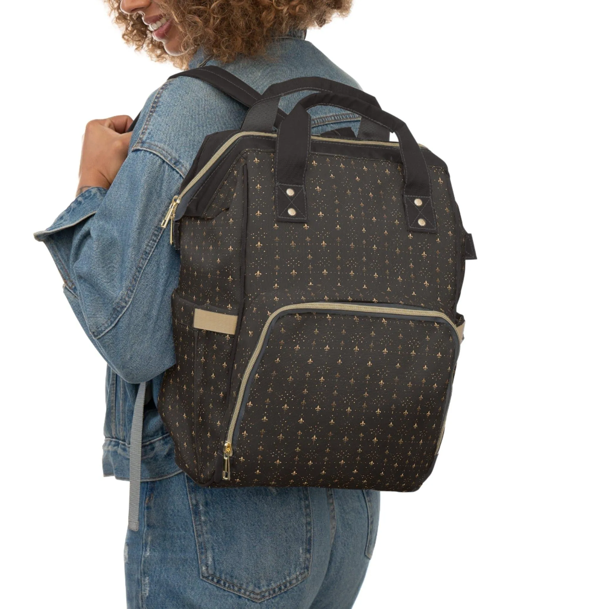 Fleur-de-Lis Multifunctional Backpack